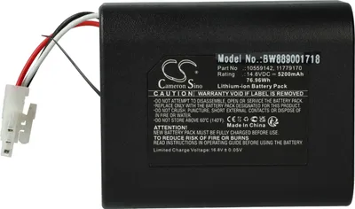 Produktbild von vhbw Akku Ersatz für Miele 11779170, 10559142 für Saugroboter (5200 mAh, 14,8 V, Li-Ion)