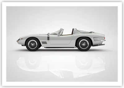 Produktbild von Poster - Poster ohne Rahmen - Sportlich Auto Vintage - 100x70 cm - Wand Bild - Wanddeko - Wandbilder - Kunstposter - Wandposter - Bilder - Kunstdruck - Wanddekoration - Wandbild - P2XAA100x70-4872