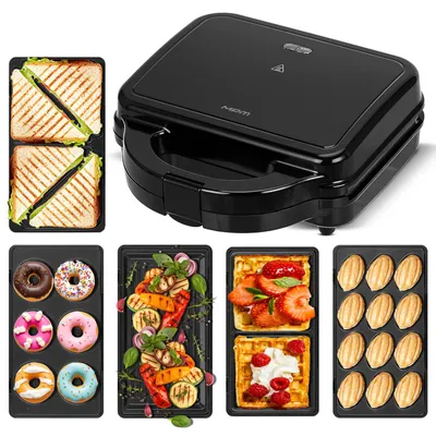 Obrázek produktu pro Sendvičovač, elektrický gril, vaflovač, panini 5w1 MPM MOP-54