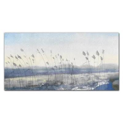 Produktbild von Coloray Küchenrückwand 100x50 Spritzschutz aus Glas - Winterschnee