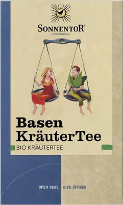 Produktbild von Sonnentor Basen-Kräuter-Tee, Doppelkammerbeutel (27g)