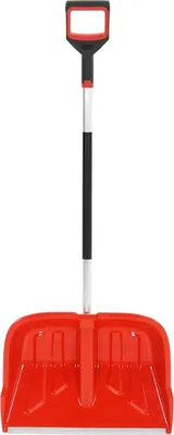 Produktbild von vidaXL Schneeschaufel Rot 136 cm Aluminium