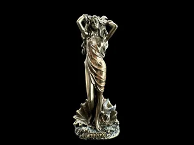 Produktbild von Aphrodite Figur Veronese Göttin der Schönheit Bronzeoptik Skulptur Griechische Mythologie Geschenk WU78104A4