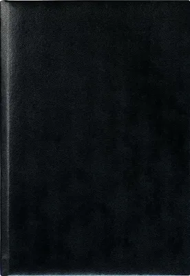Produktbild von Buchkalender schwarz 2025 - Bürokalender 14,5x21 cm - 7 Tage auf 6 Seiten - wattierter Kunststoffeinband - Stundeneinteilung 7 - 19 Uhr - 873-0020