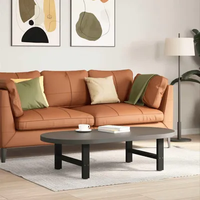 Zdjęcie produktu dla vidaXL Nogi stolika kawowego czarne 2 szt. 70x(30-31) cm stalowe