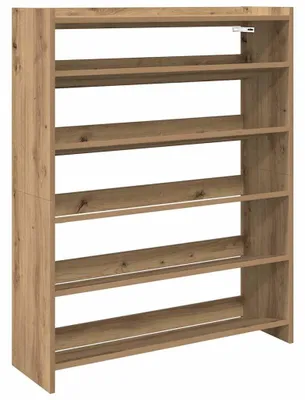 Zdjęcie produktu dla vidaXL Stojak na buty Artisan dąb 80x25x100 cm materiał drewnopochodny