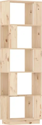 Image de vidaXL Bibliothèque/séparation de pièce 51x25x163,5 cm Pin massif