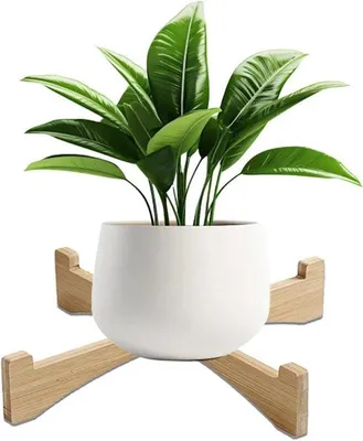 Image de Tuteur de jardin en bois pour pot de 20 cm - Tuteur de jardin en bois « Elegant »