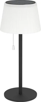 Produktbild von EGLO Solar Tischleuchte Scordiano, Outdoor Akku Tischlampe mit Zugschalter, kabellose Solarlampe für außen, warmweiß - kaltweiß, IP44