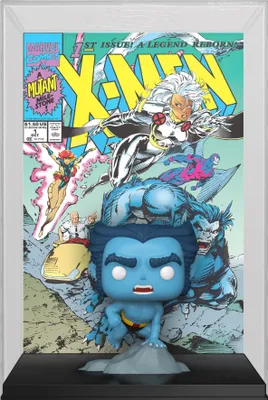 Produktbild von Marvel POP! Comic Cover Vinyl Figur X-Men #1(Beast) 9 cm