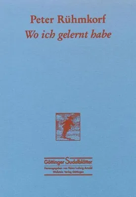 Immagine prodotto di Rühmkorf, P: Wo ich gelernt habe