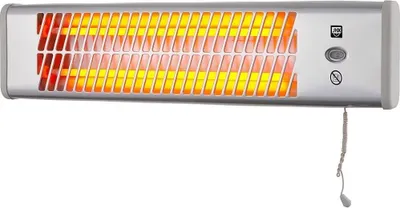 Produktbild von SHX SHX70HS1200, Elektrischer Quarz-Raumheizer, Quarzglas, IP24, Drinnen, Wand, Silber