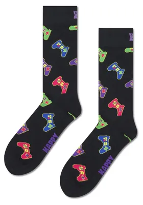 Produktbild von Happy Socks Controller Crew-socken Schwarz EU 41-46 Herren,Damen Schwarz EU 41-46