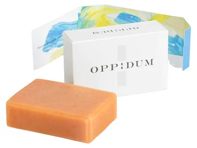 Image de Oppidum La Peau : Crème solaire, savon en galette, 100 g