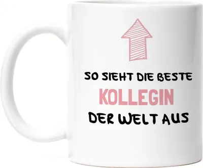 Produktbild von So Sieht Die Beste Kollegin Aus Tasse Arbeitskollegin Abschiedsgeschenk Rente Ruhestand Büro