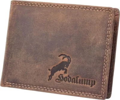 Produktbild von Hodalump Xare Scheintasche mit RFID echt Leder braun, 1173-H