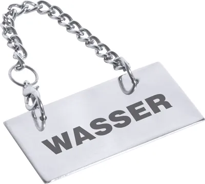 Produktbild von Schild für Kannen: KAFFEE : WASSER Variante: WASSER