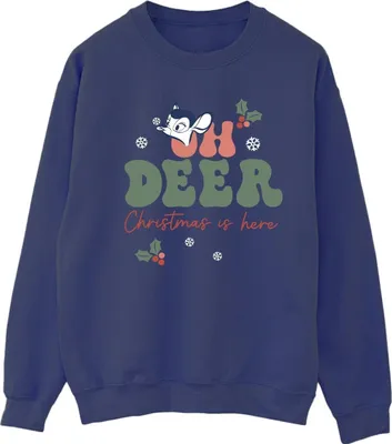 Produktbild von Disney - "Oh Deer" Sweatshirt für Damen BI8527 (XL) (Marineblau)