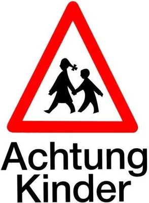 Produktbild von Conacord Klebeschild Achtung Kinder