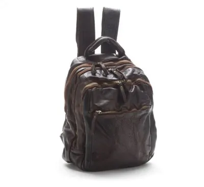 Produktbild von BZNA Bernd braun Rucksack Backpacker Designer Uni Lederrucksack