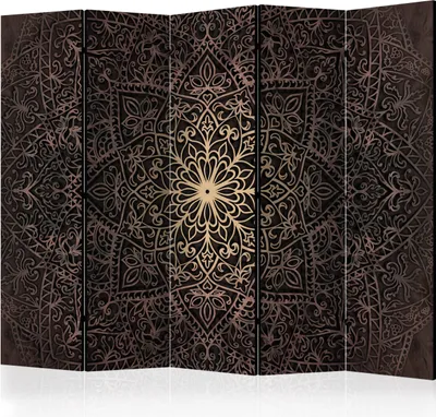 Immagine prodotto di Schermo acustico Orient 225x172 cm 5 pezzi marrone