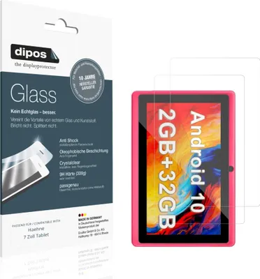 Zdjęcie produktu dla 2x dipos GlassCC Haehne 7 Zoll Tablet