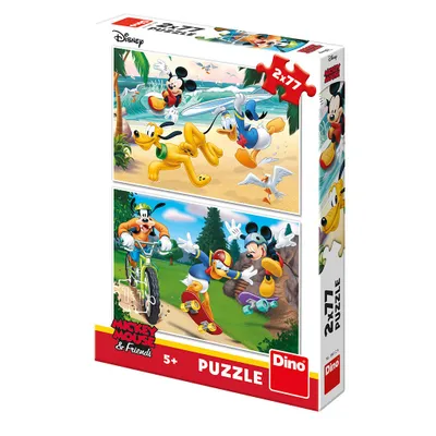 Obrázek produktu pro Mickey sportuje: puzzle 2x77 dílků