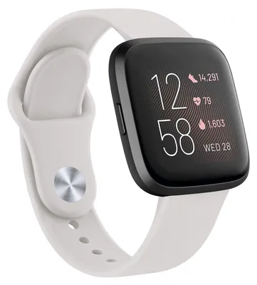 Produktbild von UHRENARMBAND FÜR Fitbit Versa/Versa 2/LITE/SE GRAU SILIKON WASSERDICHT
