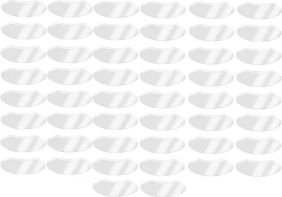Produktbild von 50 Stück Einweg-Gesichtsvisiere, transparente schützende Duschvisiere für Eyeliner, Augenbrauen, Tätowierung, Wimpernverlängerung, Haarspray