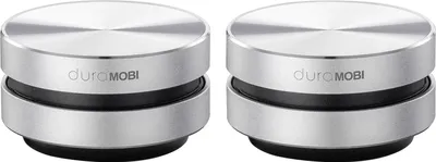 Obrázek produktu pro Reproduktor Dura MOBI Bluetooth, reproduktor s kostním vedením, skutečně bezdrátový stereofonní reproduktor, TWS reproduktor, Bluetooth 5.0, stříbrný, 2 balení
