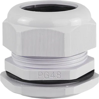 Produktbild von PG 48 Kabelverschraubung mit Gegenmutter 34-44 mm IP68 grau