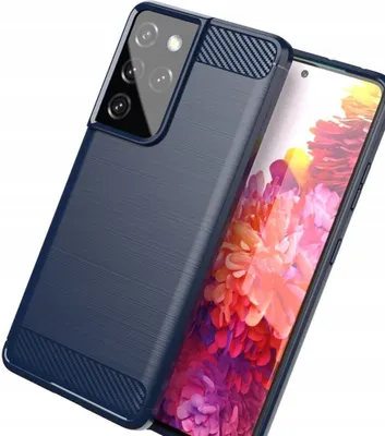 Obrázok produktu pre Karbónové puzdro Puzdro pre Samsung Galaxy S21 Ultra Blue