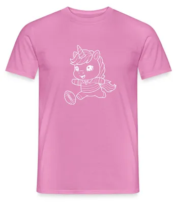 Produktbild von Spreadshirt Fantasy Football Loser Verlierer Einhorn Männer T-Shirt, S, Pink