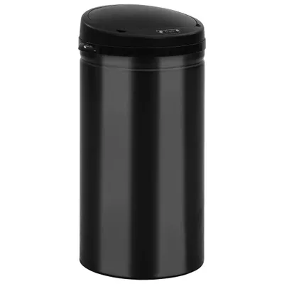Produktbild von vidaXL Automatischer Sensor-Mülleimer 50 L Kohlenstoffstahl Schwarz