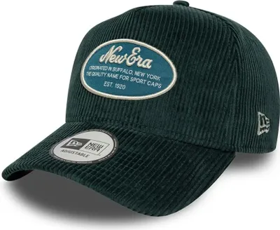 Produktbild von New Era Logo Patch Cord 9FORTY E-Frame Cap dark green