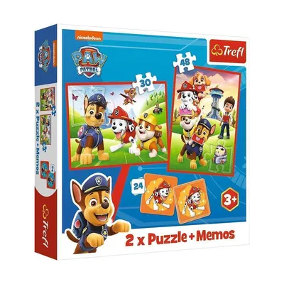 Obrázok produktu pre Trefl TREFL PAW PATROL Puzzle Set 30+48+M24