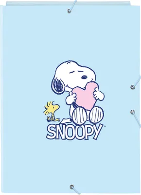 Obrázek produktu pro Kroužková vazba Snoopy Love Blue A4 26 x 33,5 x 2,5 cm