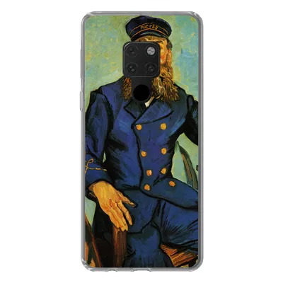 Produktbild von MuchoWow® Handyhülle Schutzhülle Hülle für Huawei P40 Lite Porträt von Joseph Roulin - Vincent van Gogh Silikon Softcase Handy Hülle - Handy