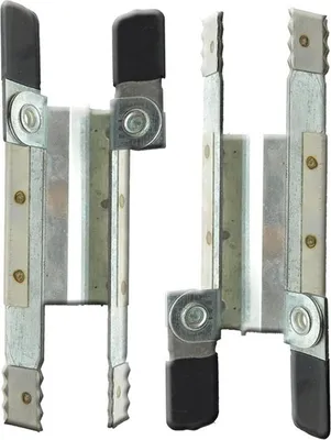 Immagine prodotto di Serratura per tapparelle con cuneo dentato "PR25" in acciaio inox (2 pezzi)