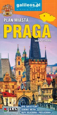 Zdjęcie produktu dla Praga 1:10 000. Mapa / plan miasta. Galileos