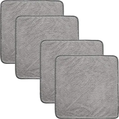 Produktbild von Erwin Müller Microfasertuch 4er-Pack grau 40x40 cm
