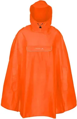 Produktbild von Famanu Regenponcho Valdipino - leicht, wasserdicht - umweltfreundlich - XL orange