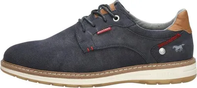 Produktbild von Mustang Veterschoenen Laag Veterschoenen Laag - Blauw - Maat 45