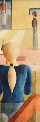 Produktbild von Oskar Schlemmer Kunstdruck Bild - Die Frauenschule, 1930 (91 x 30 cm)