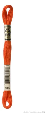 Immagine prodotto di Filato da ricamo DMC Mouline Special 117MC -946, 6 fili, 8 m