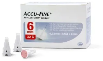 Immagine prodotto di Ago Per Penna Da Insulina Accu-Fine Pen Needle Accu-Chek Gauge 32 X 6Mm 100 Pezzi