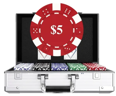 Produktbild von Poker Set mit 1000 Chips für Texas Hold'em