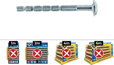 Image de Boîte à vis CELO Ø 4 mm 45 mm 250 pièces