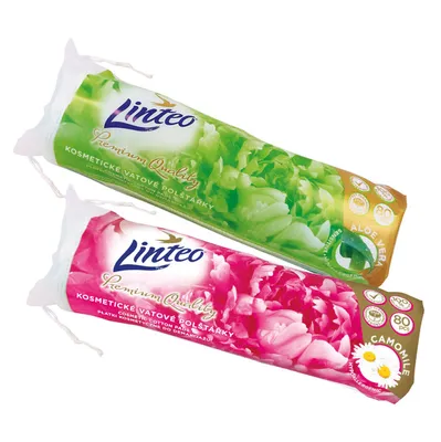 Obrázok produktu pre Odličovacie tampóny 80ks harmanček LINTEO ELITE 30417