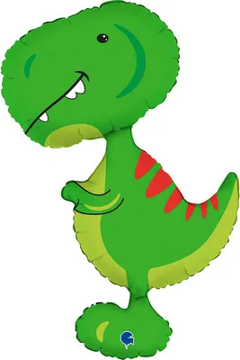 Produktbild von Folienballon - grüner Tyrannosaurus Dinosaurier, 97 cm Grabo